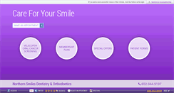 Desktop Screenshot of northernsmilesdentistry.com