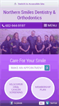 Mobile Screenshot of northernsmilesdentistry.com